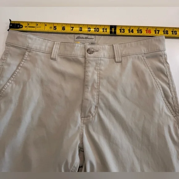 Eddie Bauer Travex Pants Mens 35x32 Horizon Guide Chino Nylon Outdoor Hiking - Picture 8 of 11